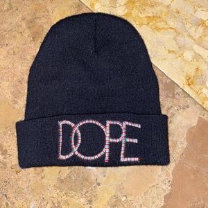 DOPE black beanie
